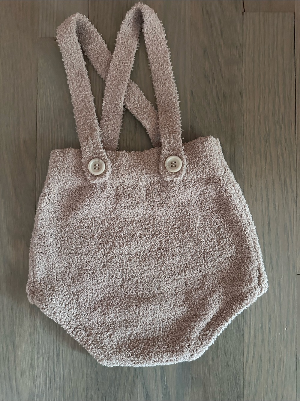 7AM Fuzzy Suspender Bloomers - pecan